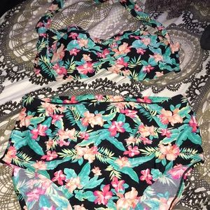 Floral Forever 21 Plus Bikini